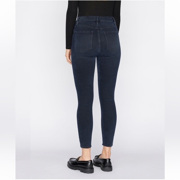 NEW Frame Ali High Rise Skinny Black Noir Size 28 - Picture 5 of 11